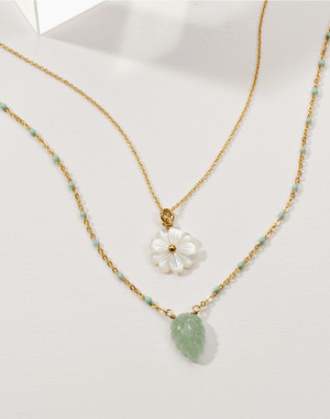 Blooming Layered Necklace Set