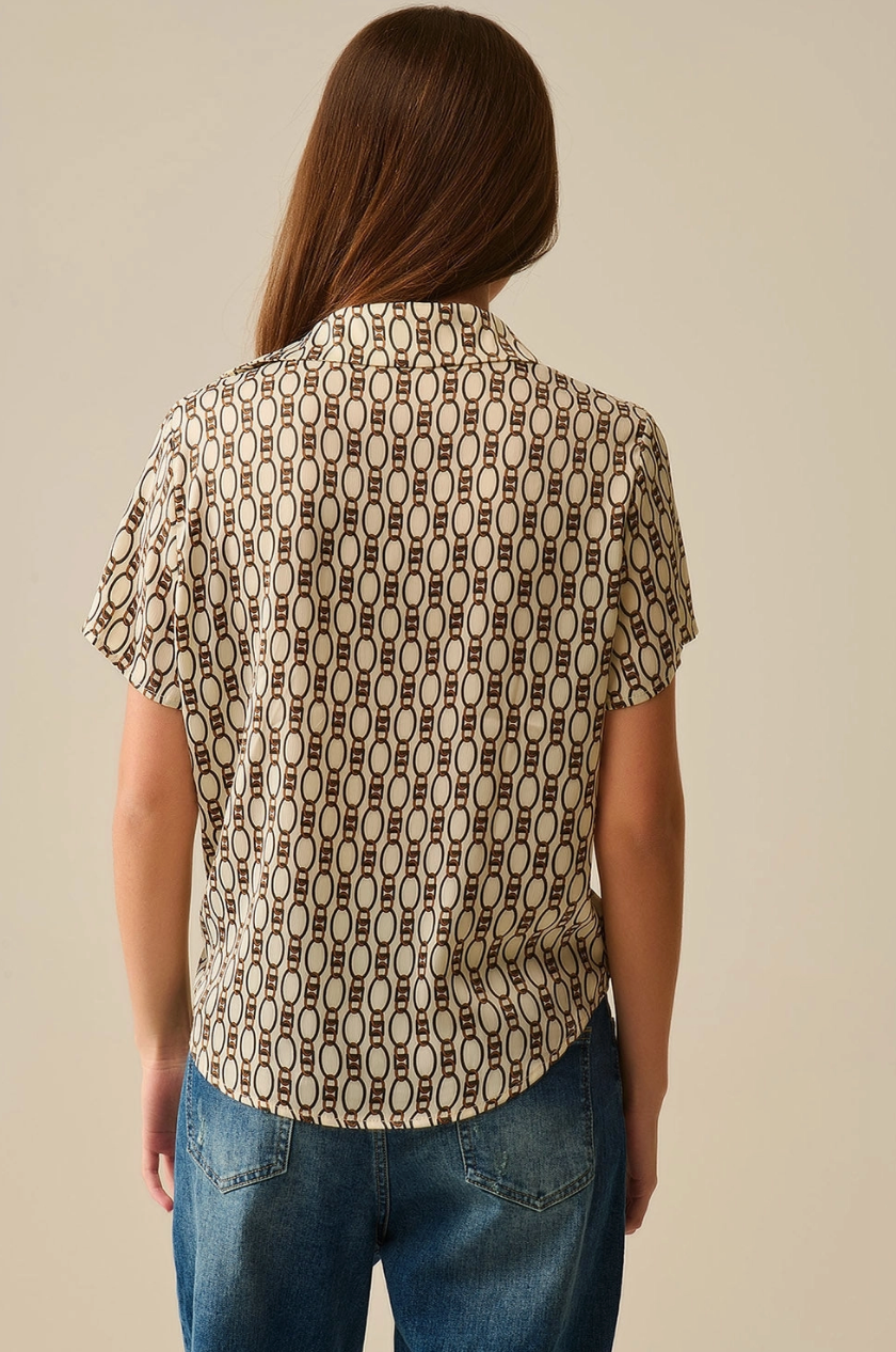 Chain Print Buttondown