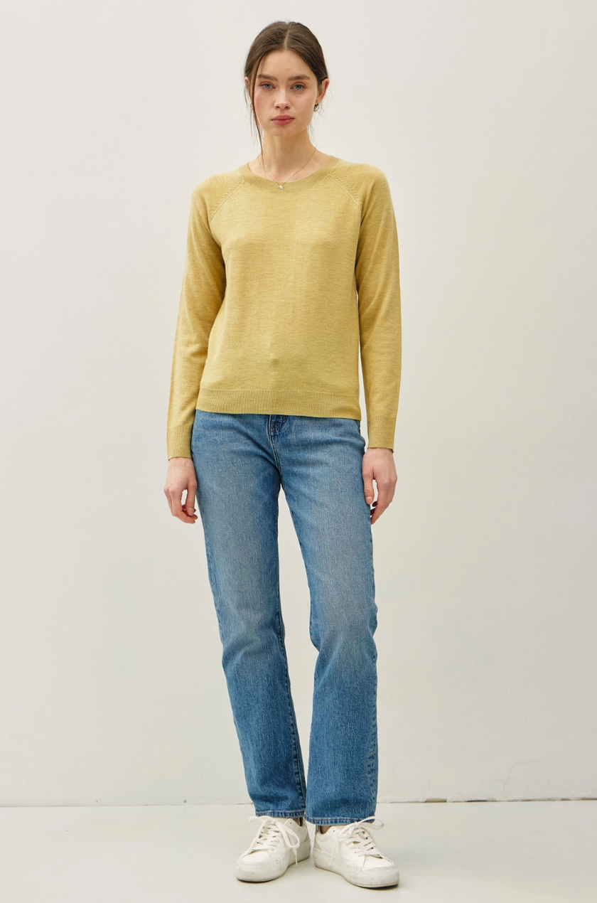Raglan Sleeve Fine Sweater