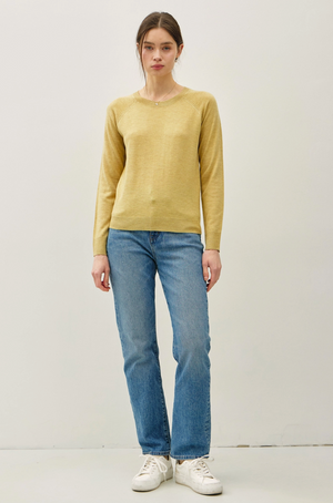 Raglan Sleeve Fine Sweater