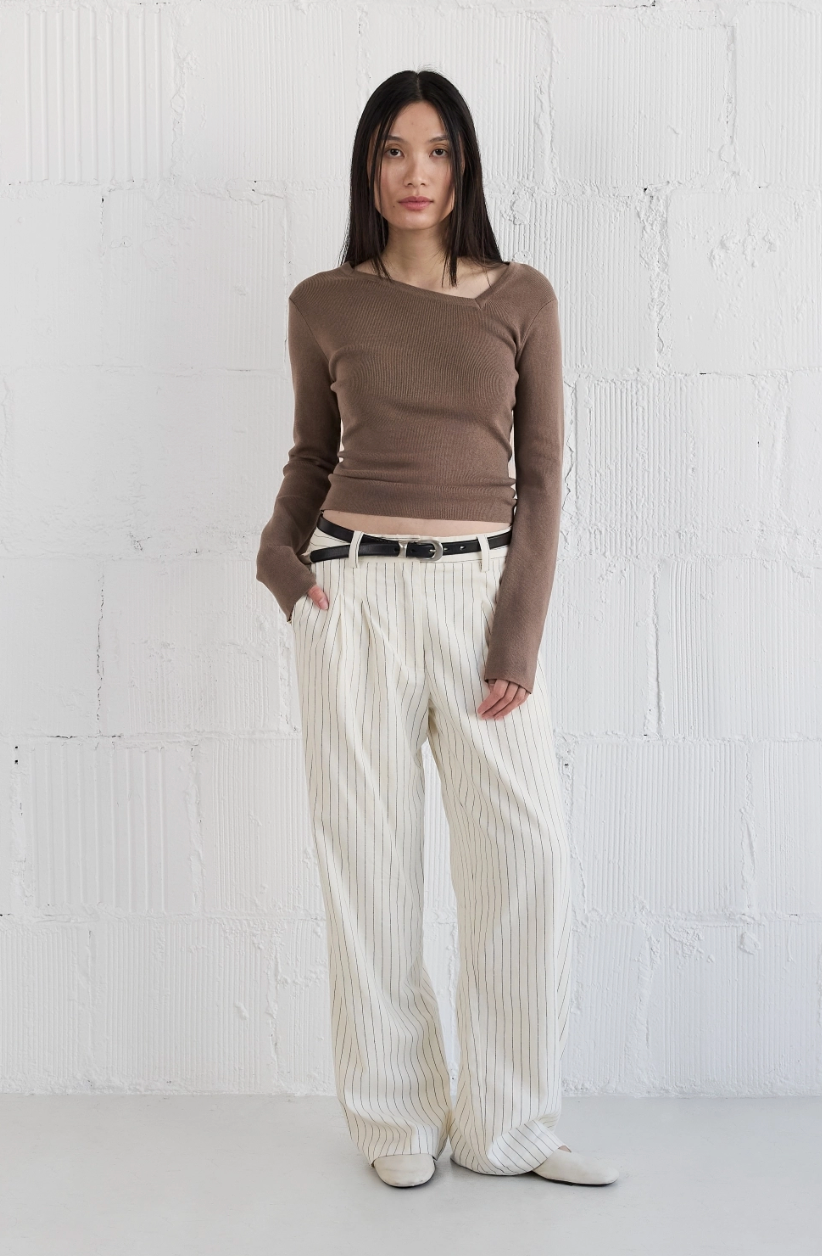 Brynn Asymmetrical Knit Top