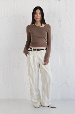 Brynn Asymmetrical Knit Top