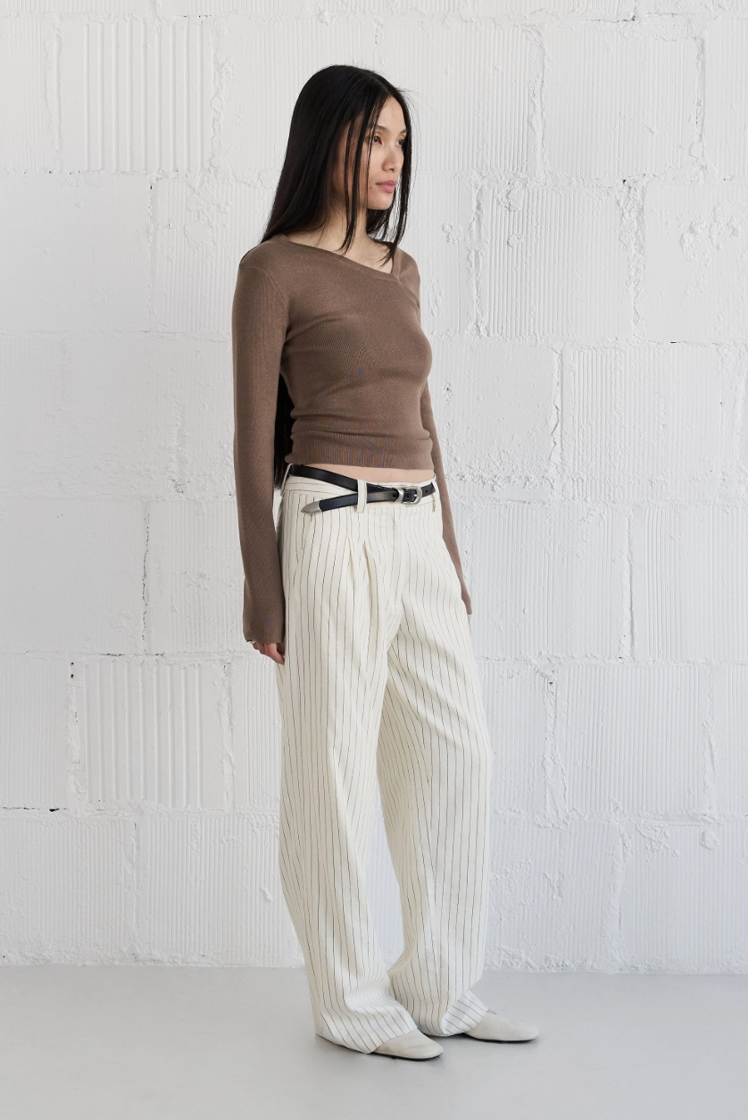 Brynn Asymmetrical Knit Top