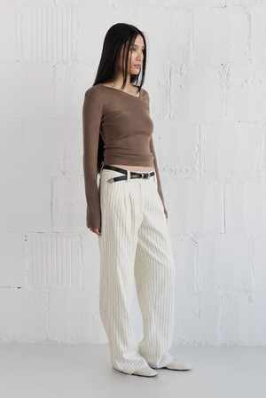Brynn Asymmetrical Knit Top