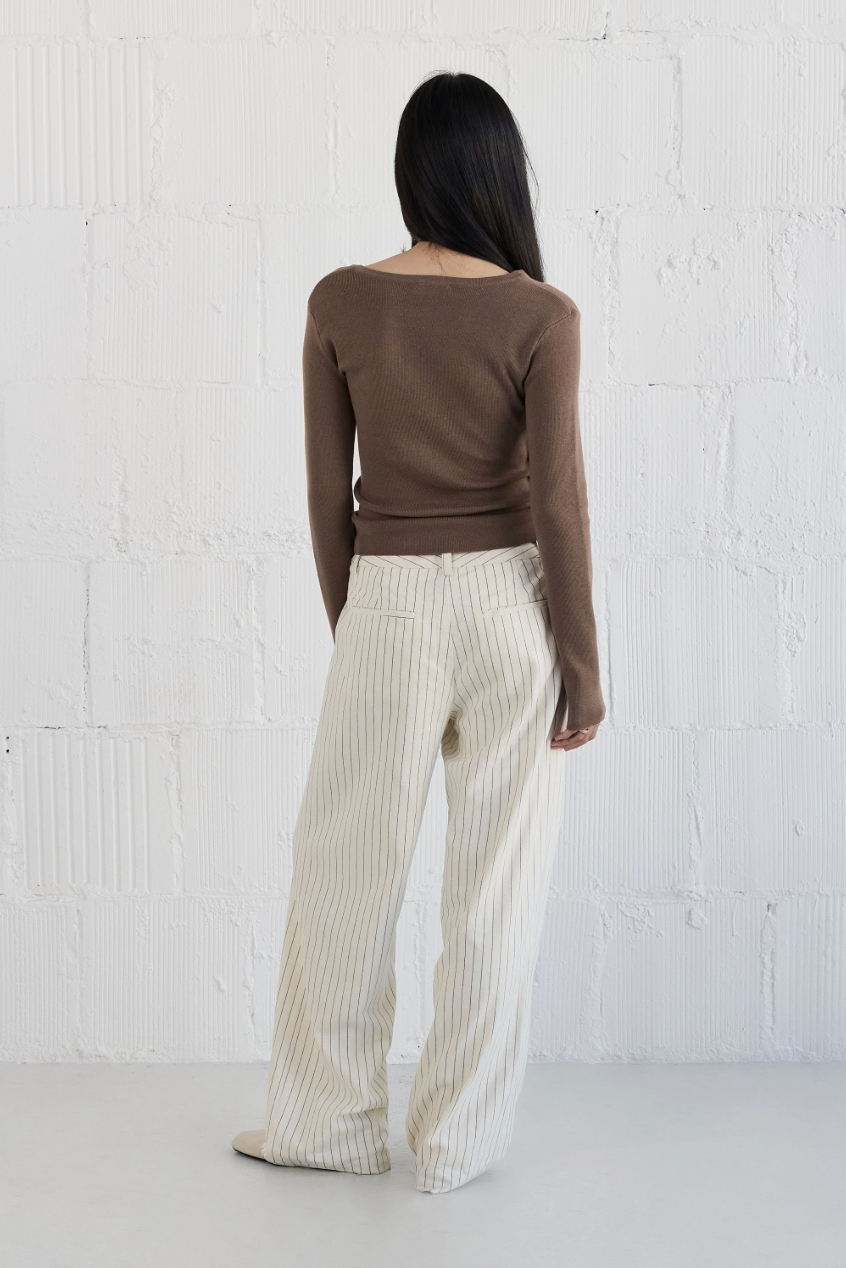 Brynn Asymmetrical Knit Top