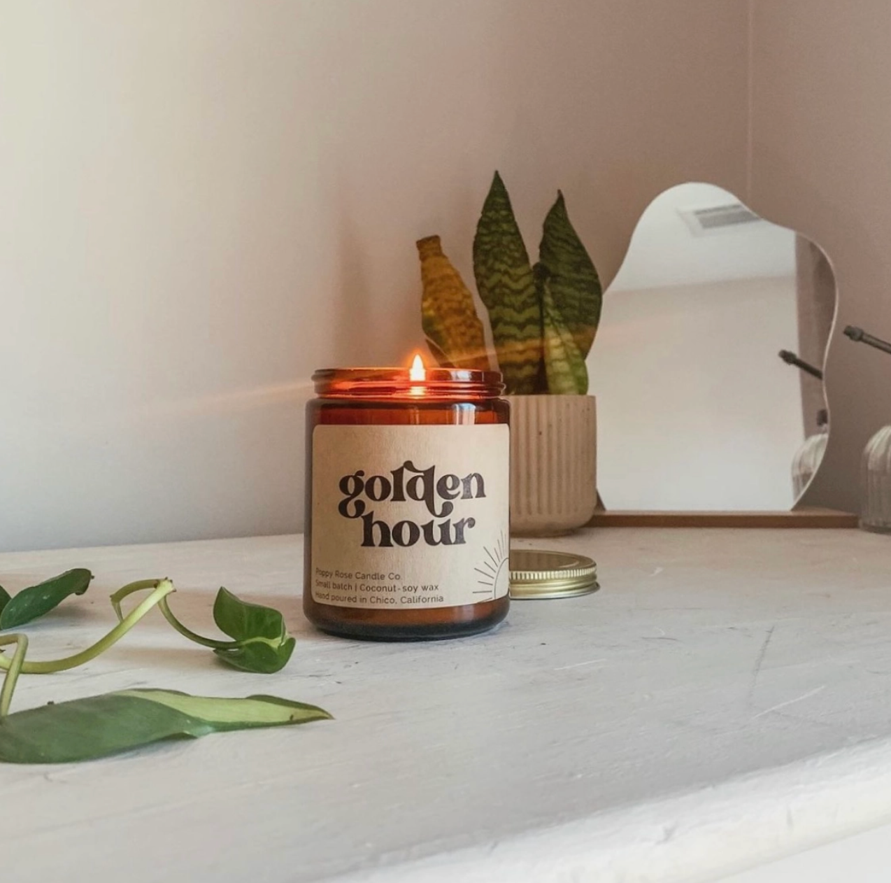 Poppy Rose Candles
