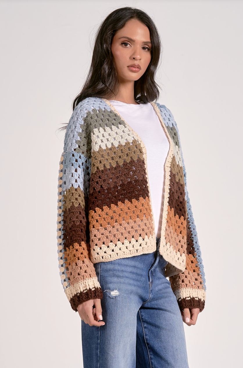 Amber Crochet Cardigan