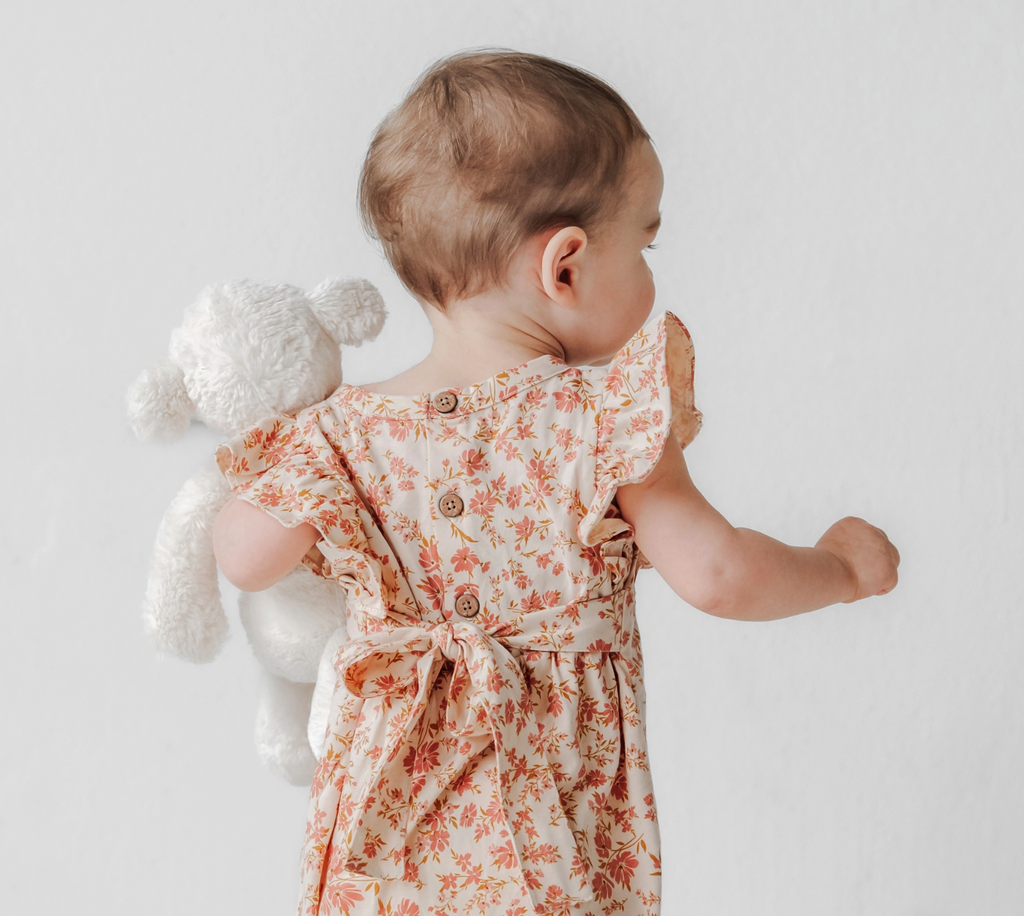 Blush Flutter Romper