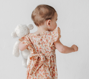 Blush Flutter Romper