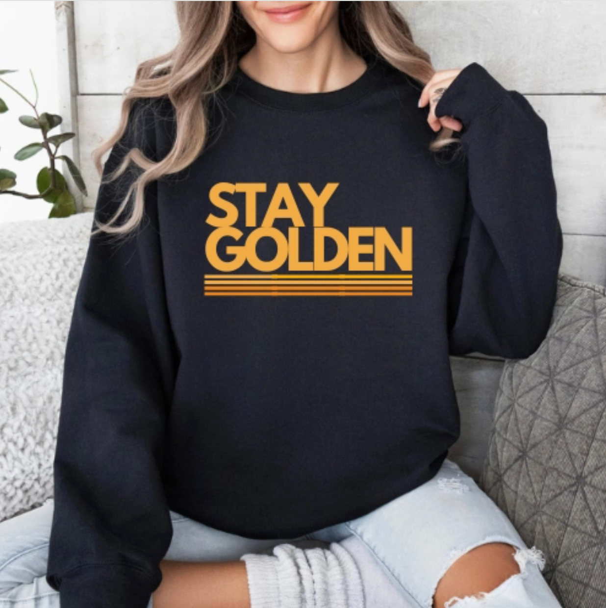 Stay Golden Crew Sweatshirt