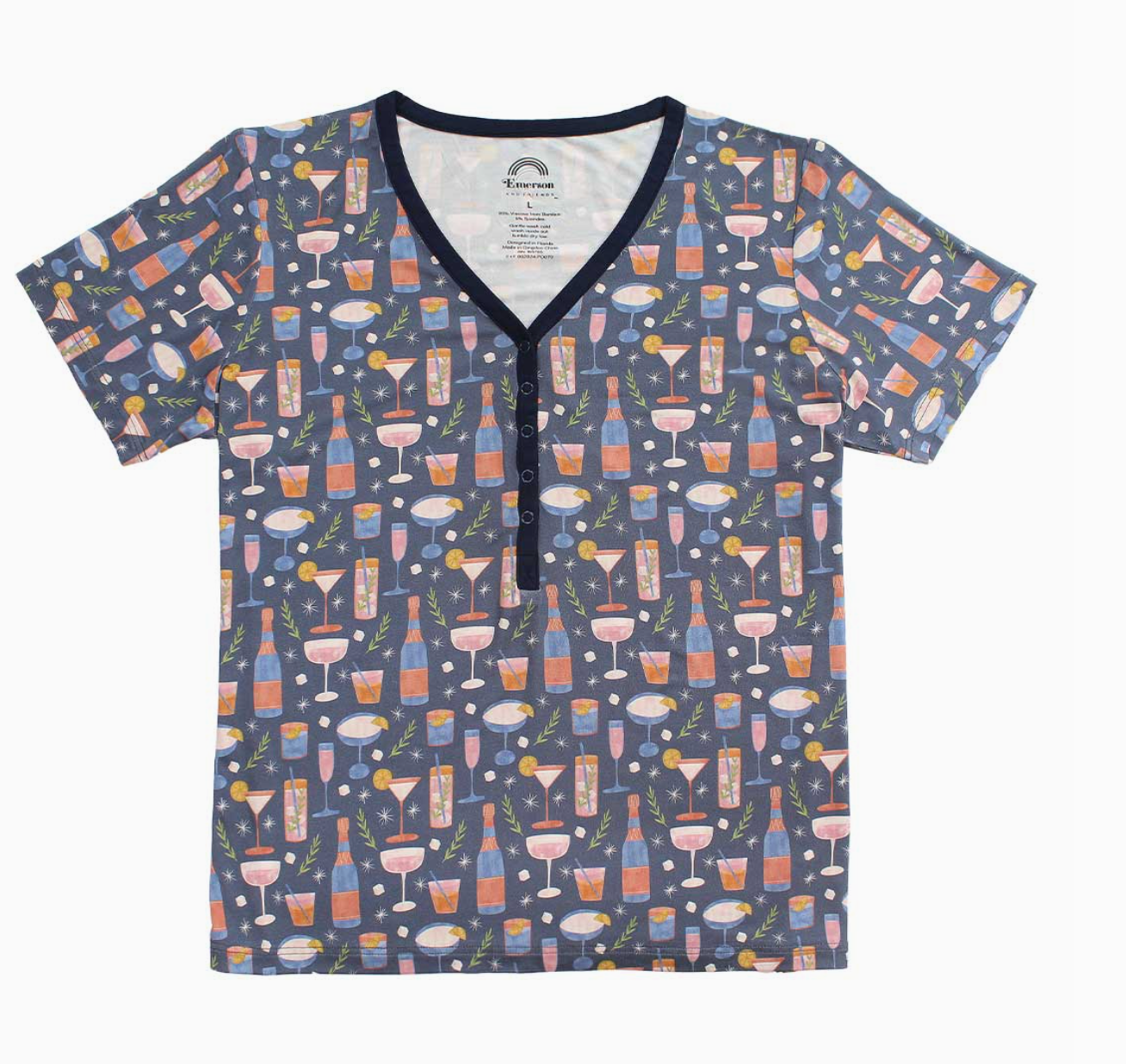 Cheers Bamboo PJ Top