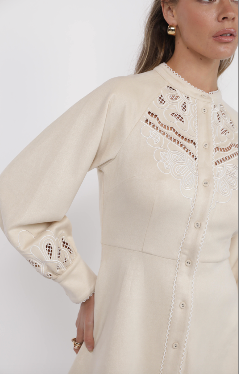 Far West Embroidered Dress