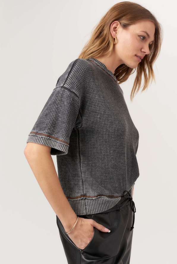 Sage Burnout Thermal Tee