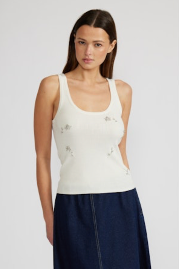 Wendy Rhinestone Tank