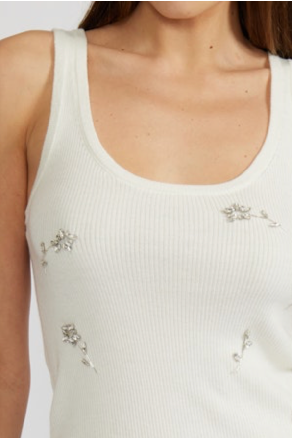 Wendy Rhinestone Tank