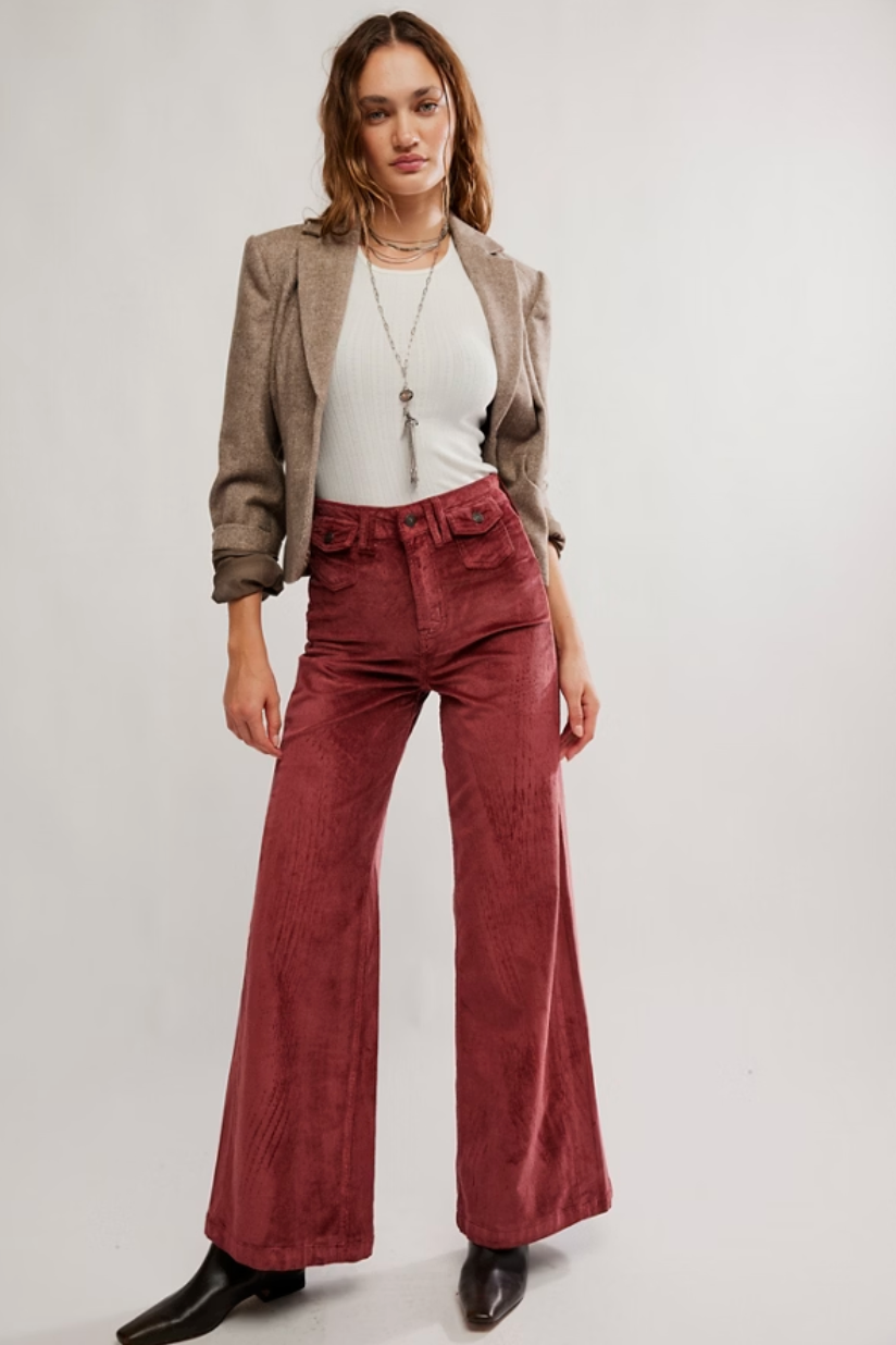Kellee High Rise Cord Pant