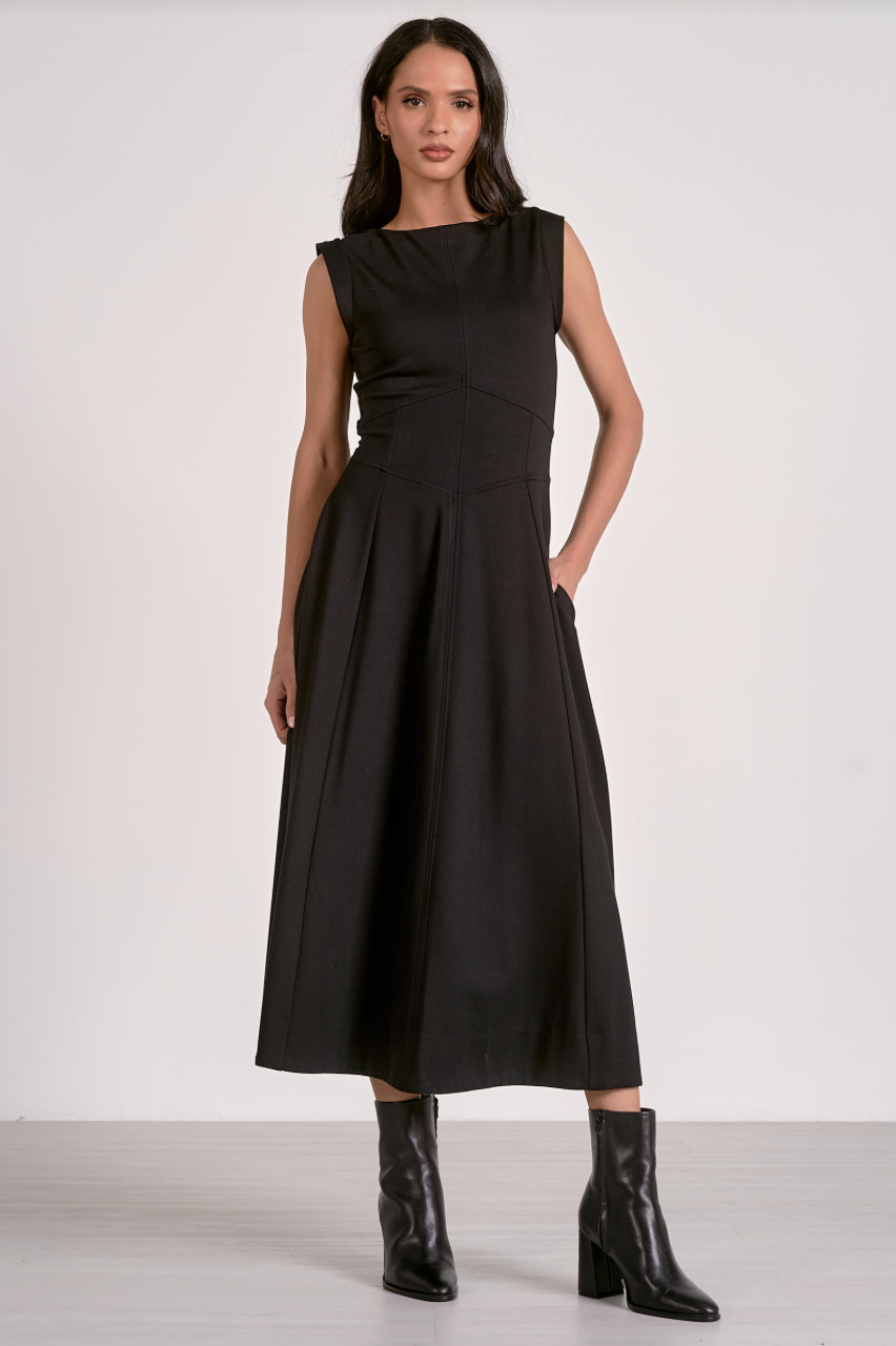 Monica Midi Flare Dress