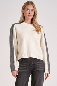 Two-Tone Pullover Sweater