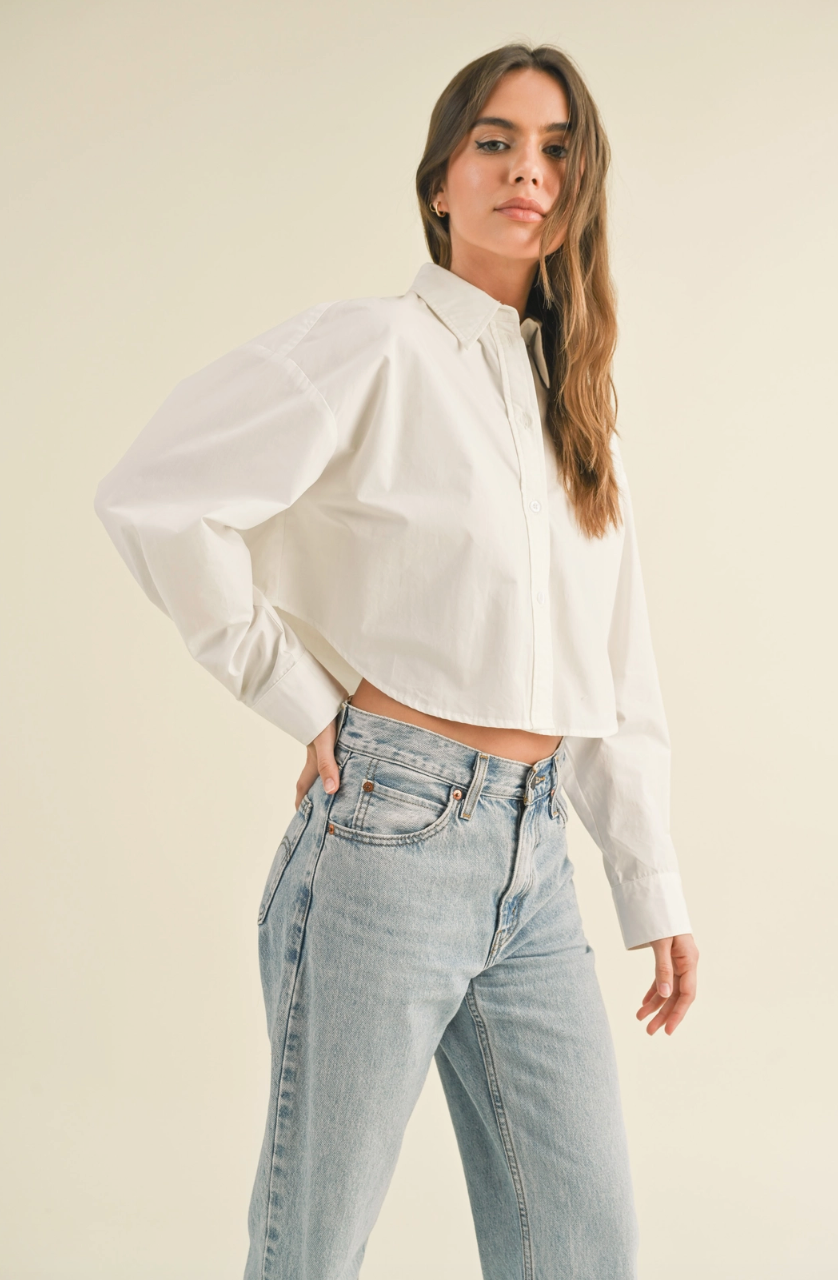Cropped Buttondown
