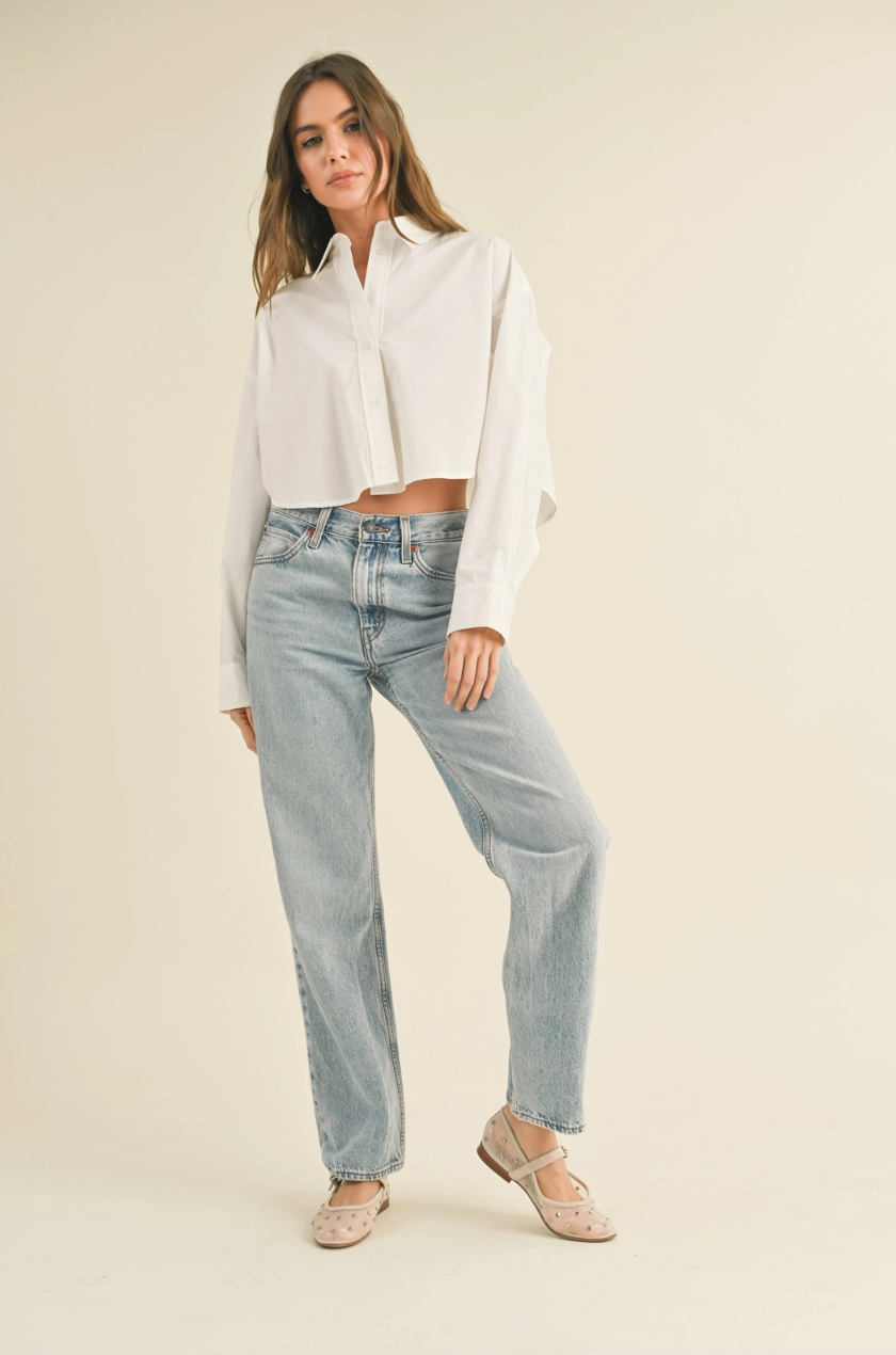 Cropped Buttondown