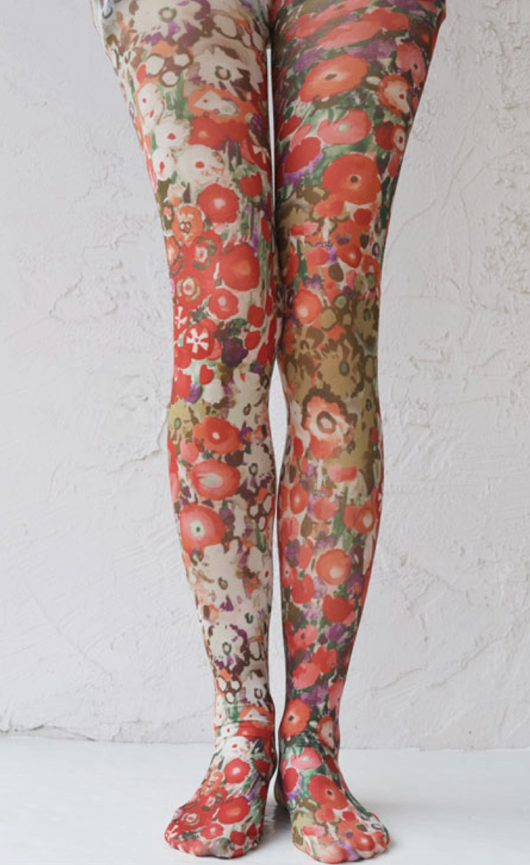 Printed Art Tights
