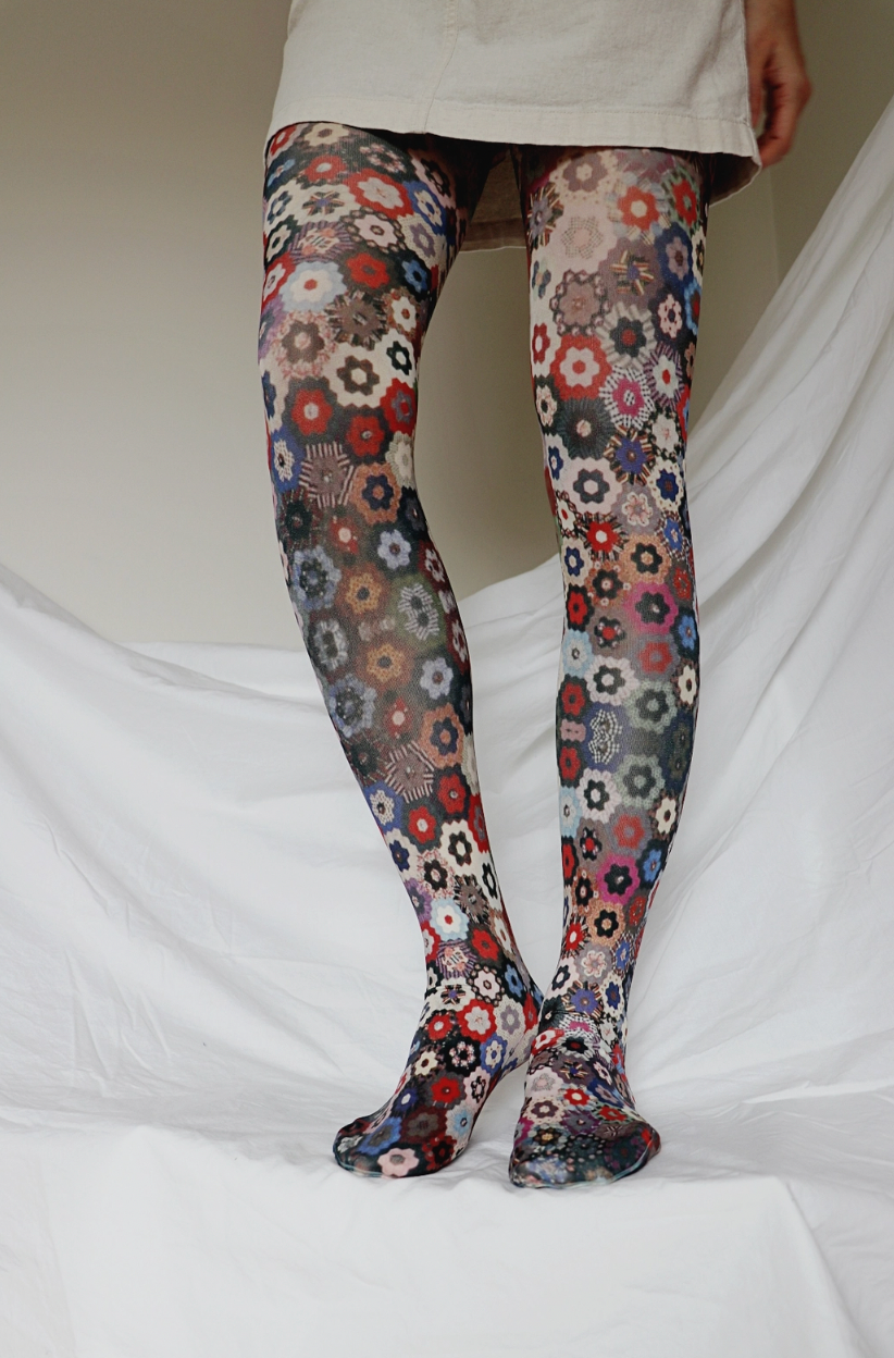 Printed Art Tights
