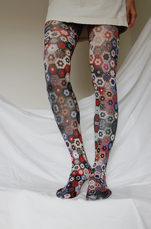 Printed Art Tights