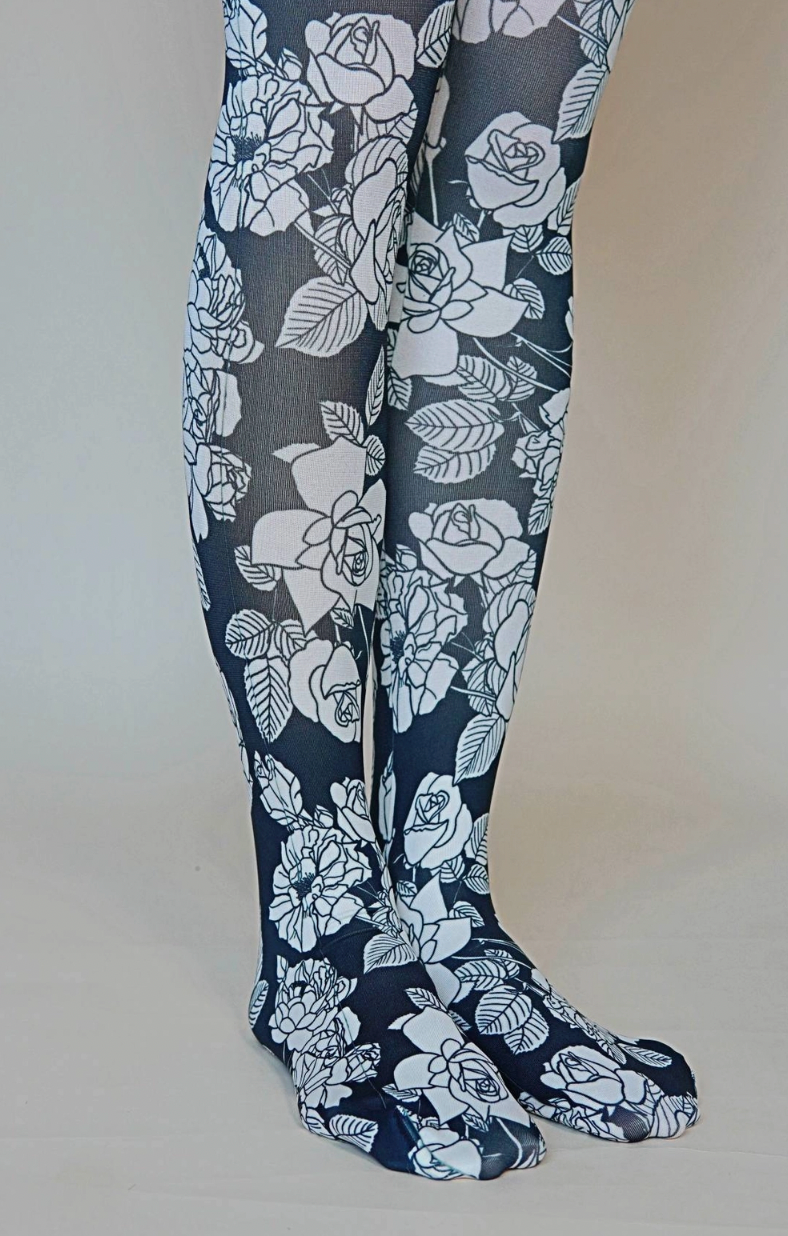 Printed Art Tights
