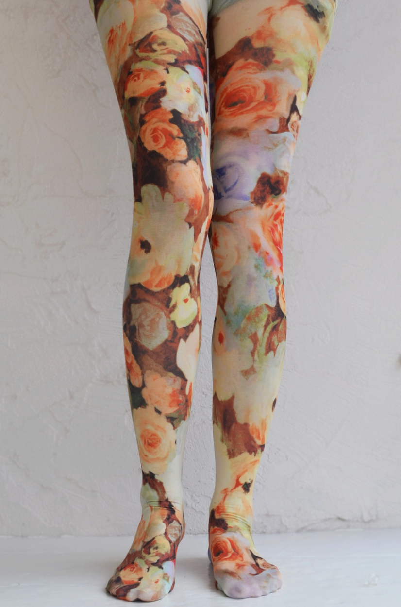 Printed Art Tights