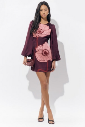 Juno Bubble Sleeve Mini Dress