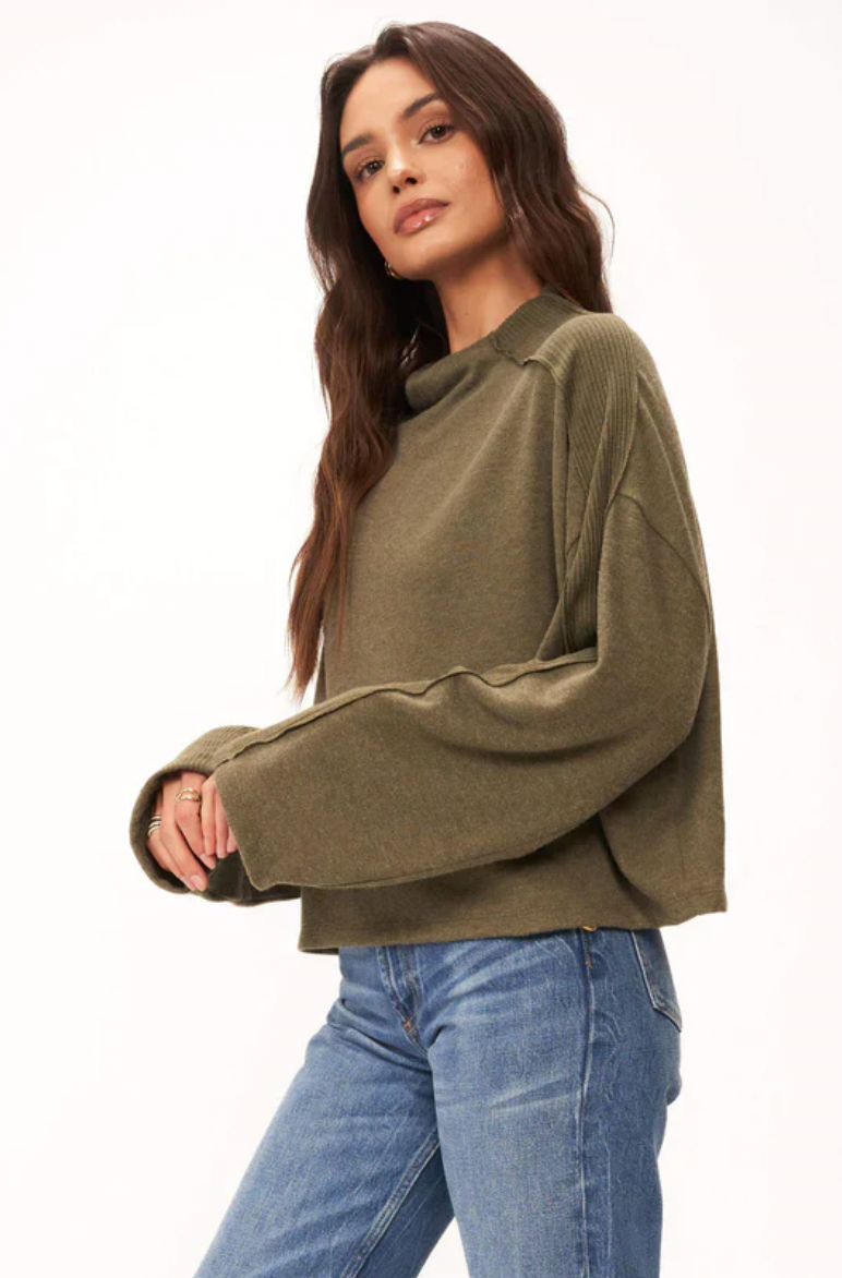 Modern Lover Funnel Neck Top
