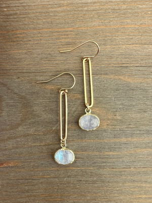 Gem Link Earrings