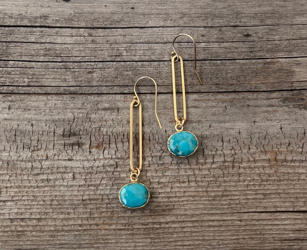 Gem Link Earrings