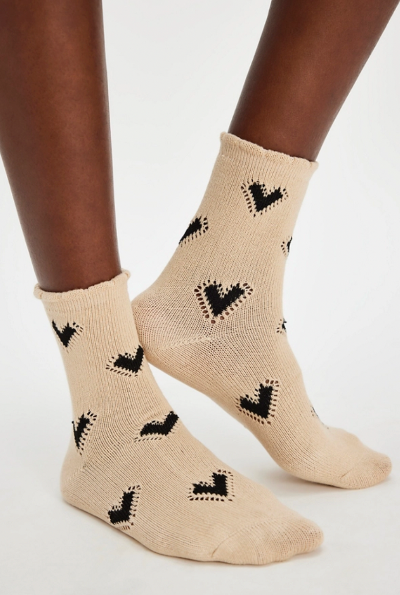 Cupid's Bow Socks