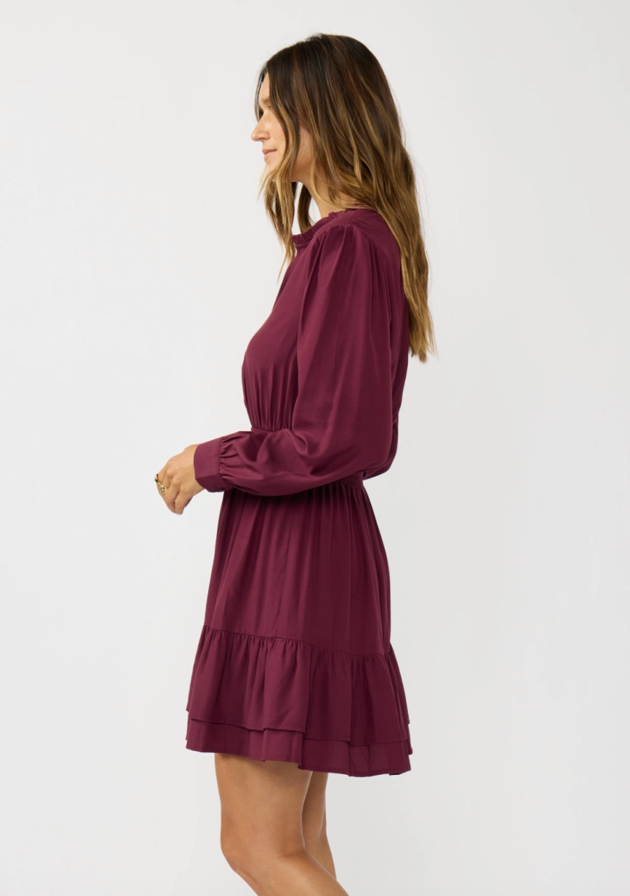 Smocked Waist Mini Dress