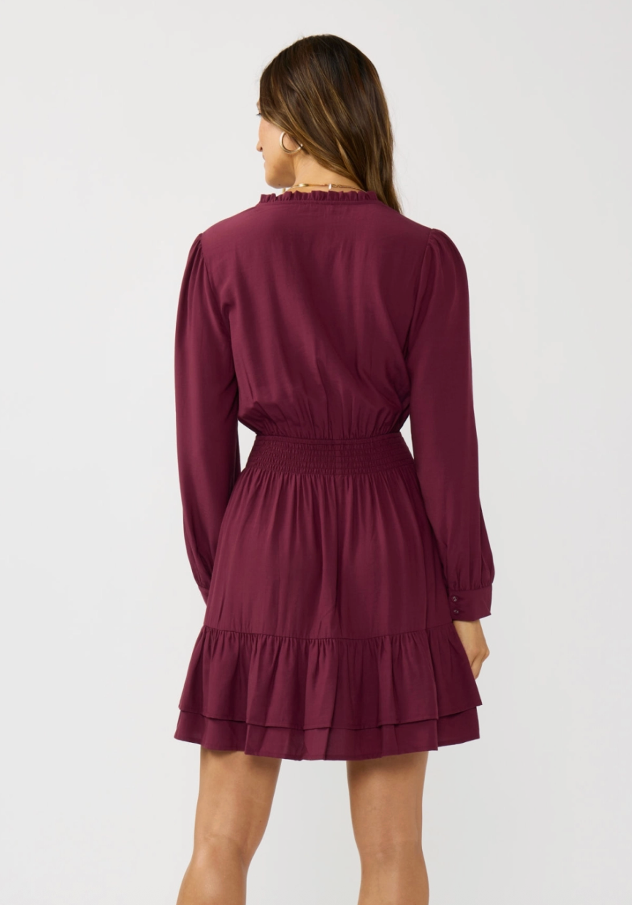Smocked Waist Mini Dress