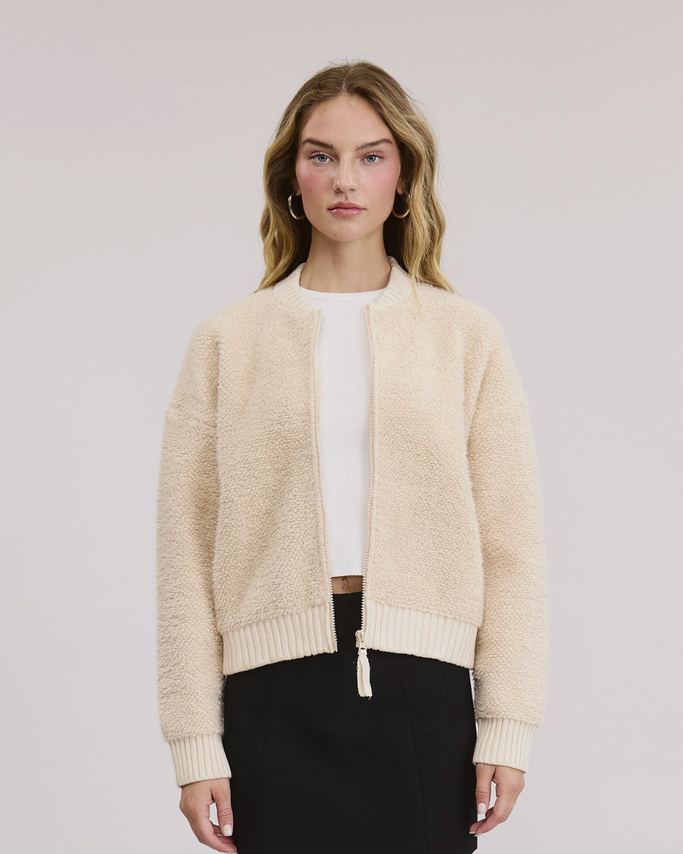 Marlow Sweater Bomber Jacket