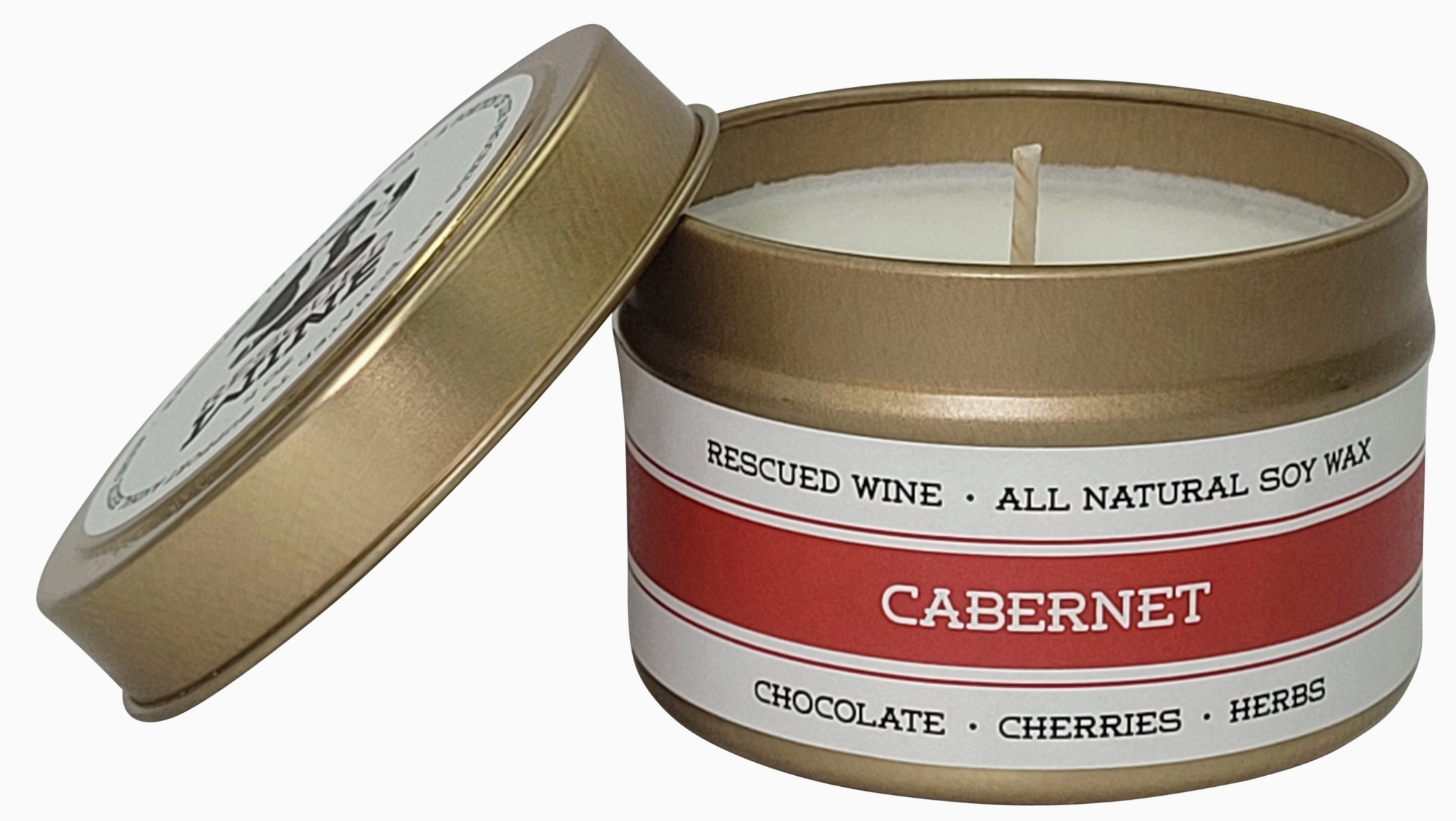 Rescued Travel Wine Candles