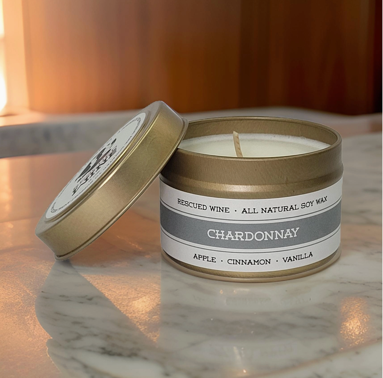 Rescued Travel Wine Candles