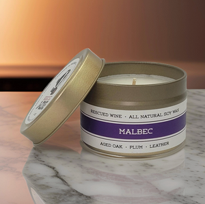 Rescued Travel Wine Candles