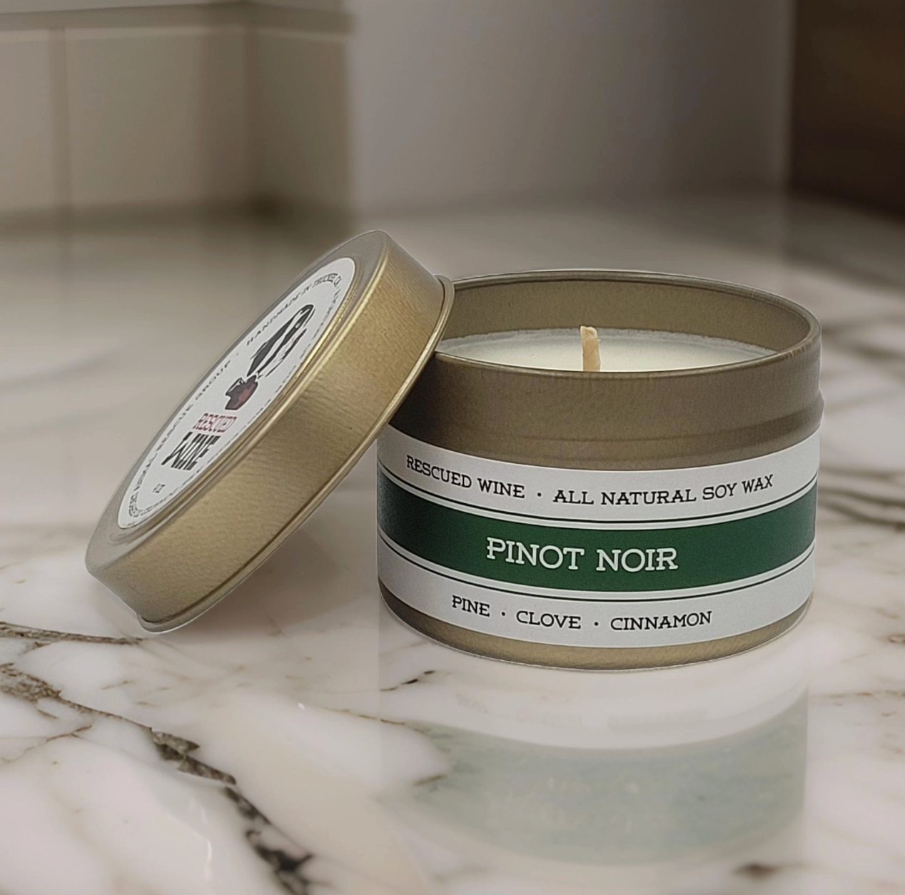Rescued Travel Wine Candles