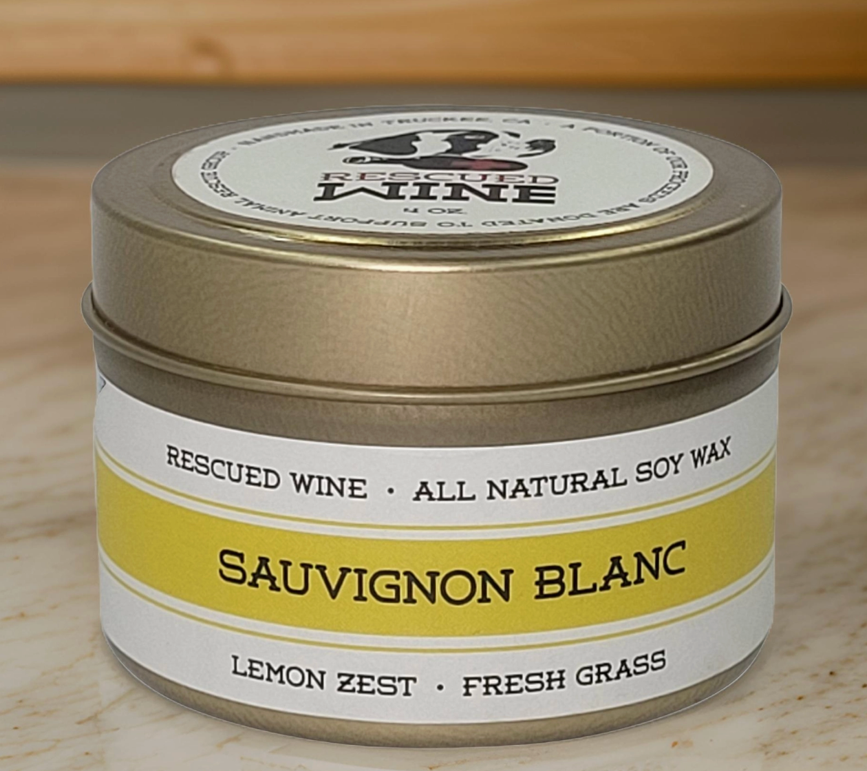 Rescued Travel Wine Candles