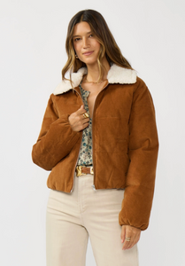 Corduroy Puffer Jacket