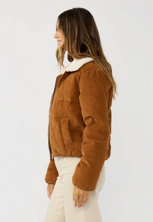 Corduroy Puffer Jacket