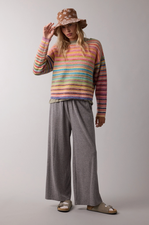 Rainbow Knit Sweater