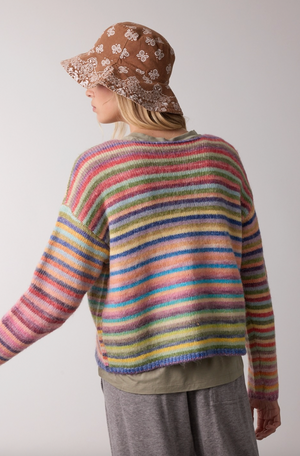 Rainbow Knit Sweater