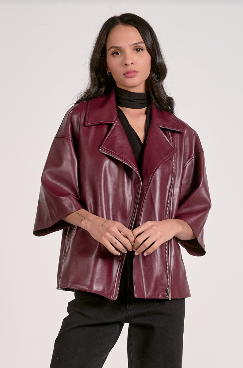 Petra Vegan Leather Jacket