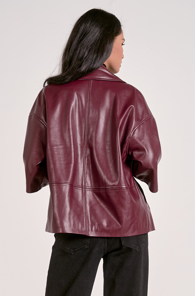 Petra Vegan Leather Jacket