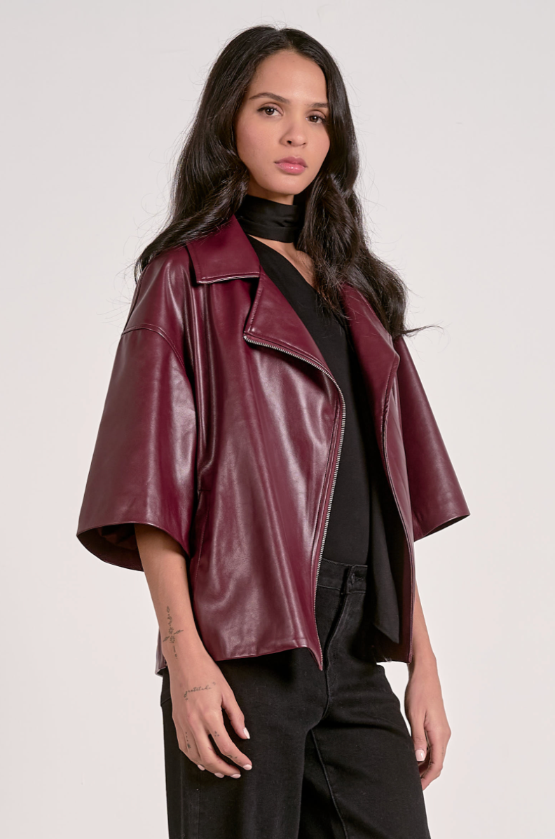 Petra Vegan Leather Jacket