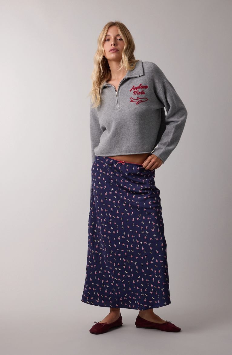 Airplane Mode Half-Zip Sweater